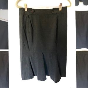 Express Charcoal Grey Pencil Skirt